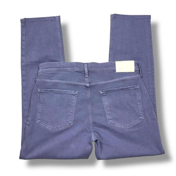 Paige Jeans Mens W33 Lennox Purple Slim Straight Stretch Preppy Dark Wash Denim - Picture 1 of 9